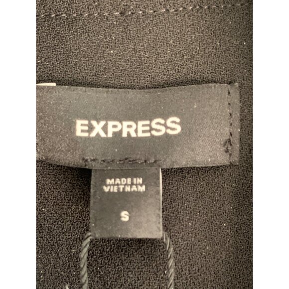 NWT Womens Express Bomber Jacket Black Size S/M - Picture 10 of 12